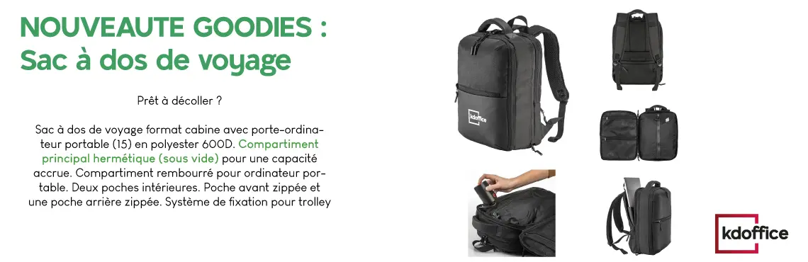 Le sac à dos de voyage !