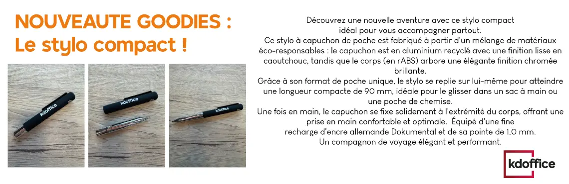 Le stylo compact !